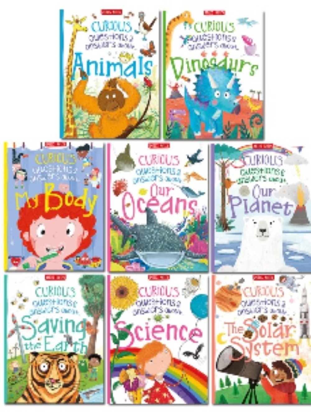 A Curious Collection of Questions and Answers 8 Books Collection Set Plus Poster